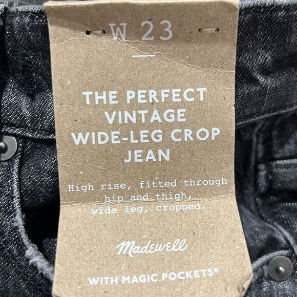 madewell nr473 The Perfect Vintage Wide-leg Crop Jean NWT size 23 - Picture 7 of 11